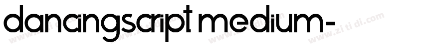 dancingscript medium字体转换